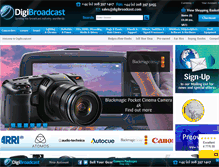 Tablet Screenshot of digibroadcast.com